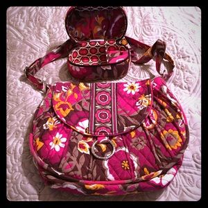 VERA BRADLEY SHOULDER BAG & ORGANIZER